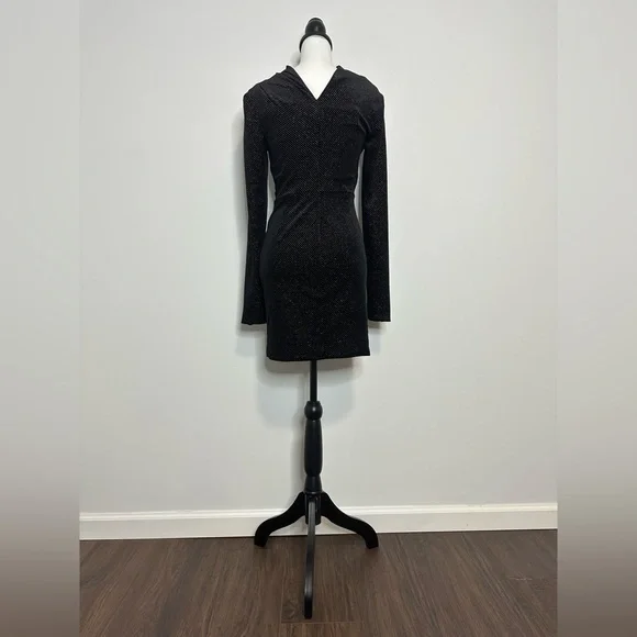 RTA Angel Dust Metallic Velvet Bodycon Dress - Picture 7 of 11